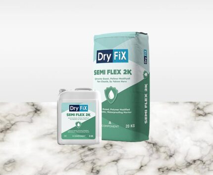 خرید ملات و عایق ضد آب دو جزئی SEMI FLEX 2K برند DryFix ترکیه در تهران + قیمت