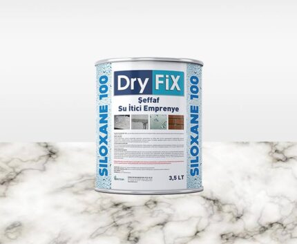 خرید عایق آب‌گریز شفاف SILOXANE 100 برند DryFix ترکیه با وزن 3.5 لیتر + قیمت